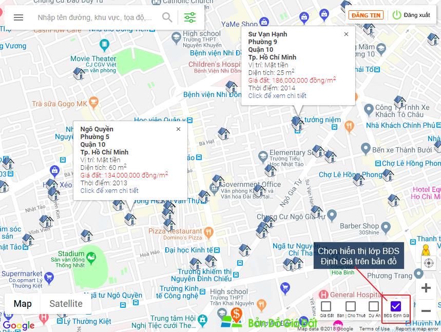 Xem BĐS định giá
